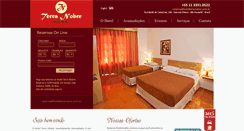 Desktop Screenshot of hotelterranobre.com.br