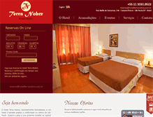 Tablet Screenshot of hotelterranobre.com.br